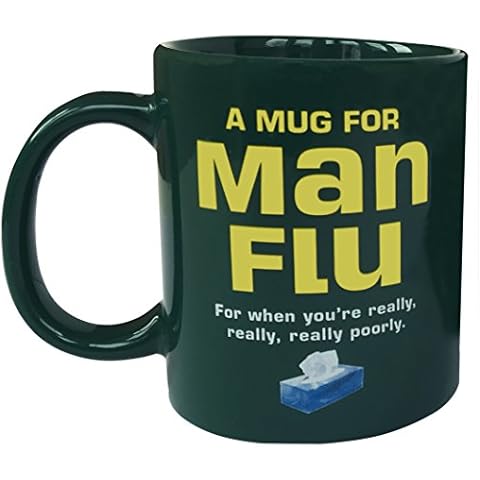 Spencer & Fleetwood Man-Flu Mug, Ceramic, Green, 10 Count (Pack of 1) Cover