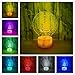 Produktbild Weihnachtsbaum Led Nachtlicht 3D Optische Illusionslampe Deko Schreibtisch Tischlampe Mit Fernbedienung Und 7 Farb Touch Und Dimmbaren Funktionen Usb Betrieben Für Weihnachtsgeschenk
