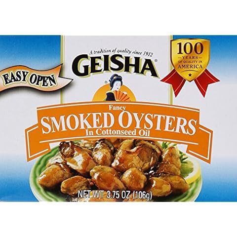Geisha Fancy Smoked Oysters In Cottonseed Oil, 3.75 oz Cover