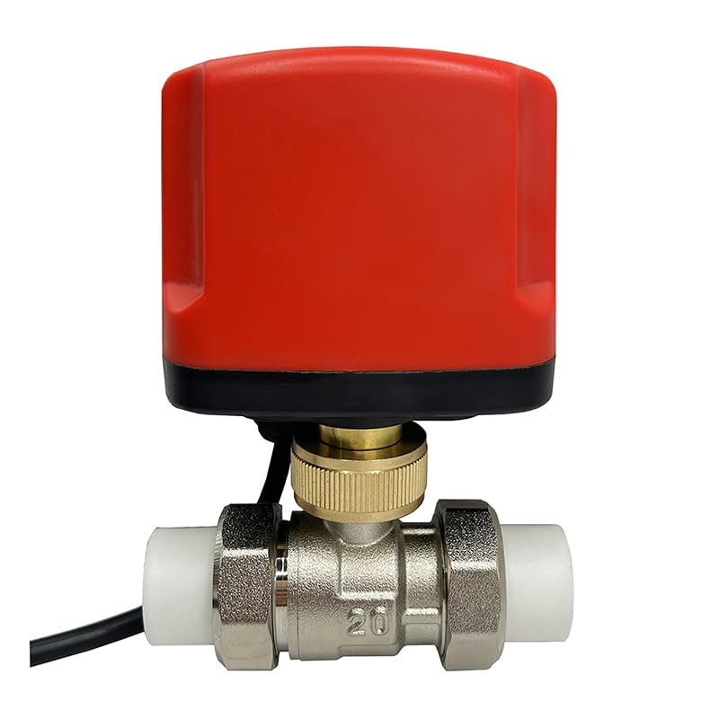 Vanne à boisseau sphérique motorisée PPR filetage G étanche IP65 220V