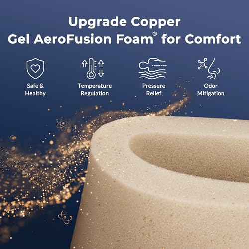 Image of Twin XL Mattress 14-Inch Gel Memory Foam Mattress - Foam Made in USA for Luxurious Cool Sleep & Pressure Relief, CertiPUR-US Certified, Medium Support, 38 inchx80 inch, Grey