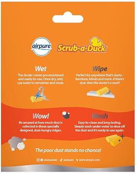 Scrub-a-Duck Wet & Wipe Duster (2 Pack)