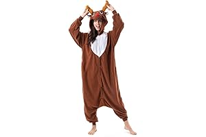 Unisex Adult Cozy Reindeer Costume Men