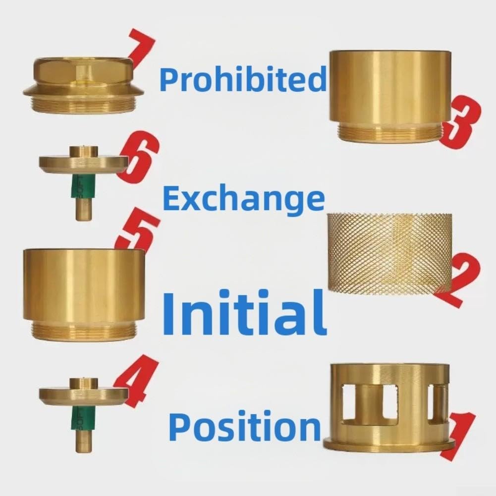 Válvula de base de cobre doble antirretorno para depósito de aceite, válvula antirretorno de cobre con filtro filtro válvula inferior para dispensador de combustible y depósitos de aceite, válvula de