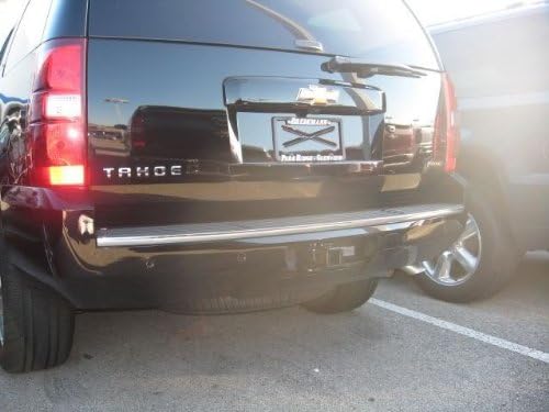 Miniatura 2 de 312 Motoring Compatible con Chevy Chevrolet Tahoe Suburban 2007-2012 cromo parachoques trasero moldura 2008 2009 2010 2011 07 08 09 10 11 12 1500