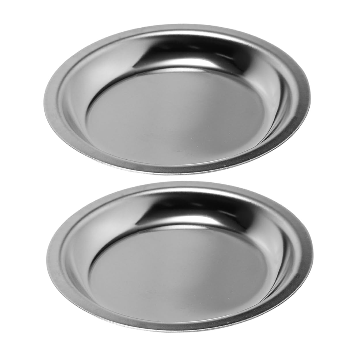 Healifty 2pcs Stainless Steel Tea Bag Drip Tray Multiuse for Sauces Seasonings Sturdy Design for Home Tea Parties Keeps Tables Clean from Drips