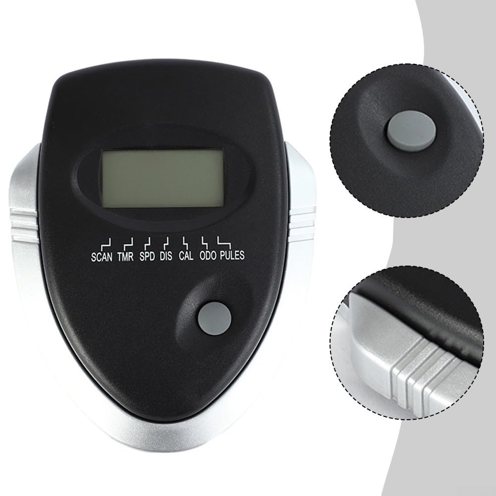 ZYWUOY Monitor da banco per cyclette, monitor per cyclette, tachimetro, monitor per bici fisse LCD, accessori da palestra, 4NX018L4R40A2D25ACQ4