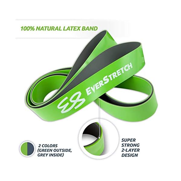 EverStretch-Ballet-Stretch-Band-Premium-2-Layer-Dance-Stretch-Band-for-Hands-Free-Flexibility-Training-Ballet-Band-Stretching-Equipment-for-Dance-Cheer-and-Gymnastics EverStretch Ballet Stretch Band Dance Equipment: 2-Layer Latex Dance Stretch Band for Flexibility Training. Stretch Bands for Dancers. Stretching Bands for Flexibility, Cheer, Pilates and Yoga.