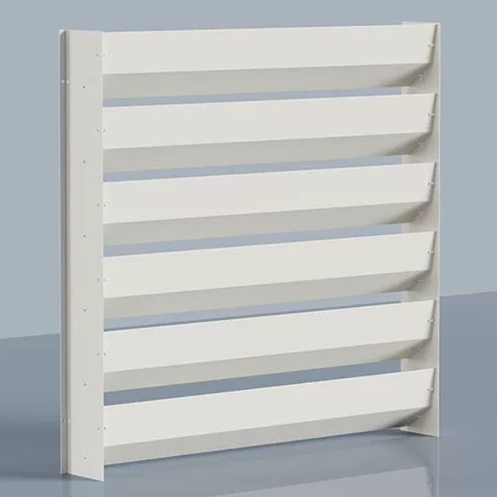 Support Universel de Protection pour unité extérieure de climatiseur - Déflecteur de Vent en Acier galvanisé, protège Le condenseur du compresseur, Accessoire de climatisation résistant aux