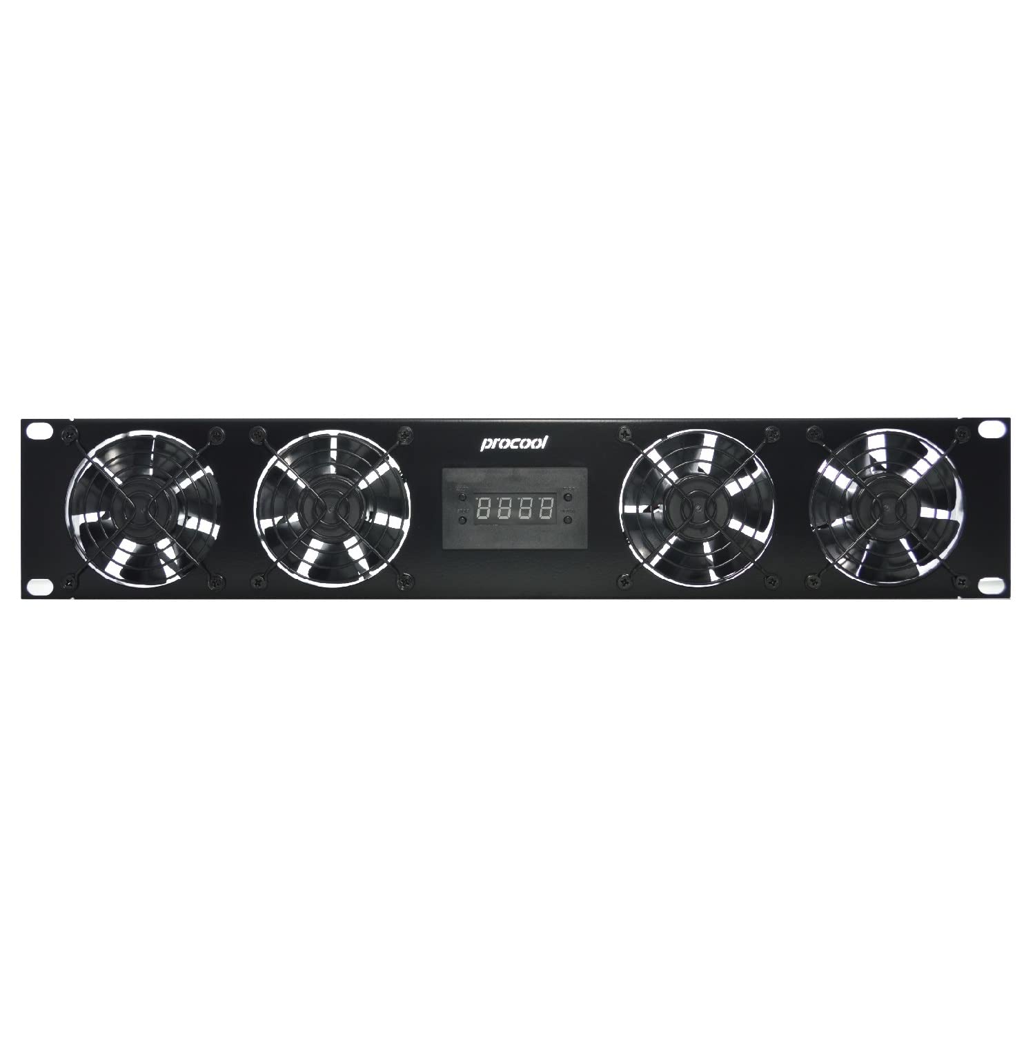 Procool Sp480tv 2u Temperature Controlled Silent Rack Fan Airflow ...