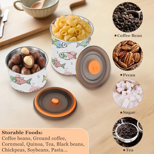 Envase para café de acero inoxidable Domiking 900ml miniatura 5