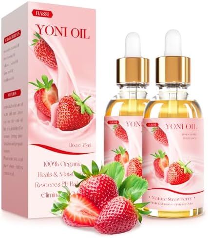 2PC Yoni Oil Organic Feminine Vaginal Moisturizer pH Balance for Women