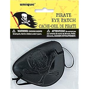 Unique Party 12728 – Piraat Eye Patch Party Accessoire