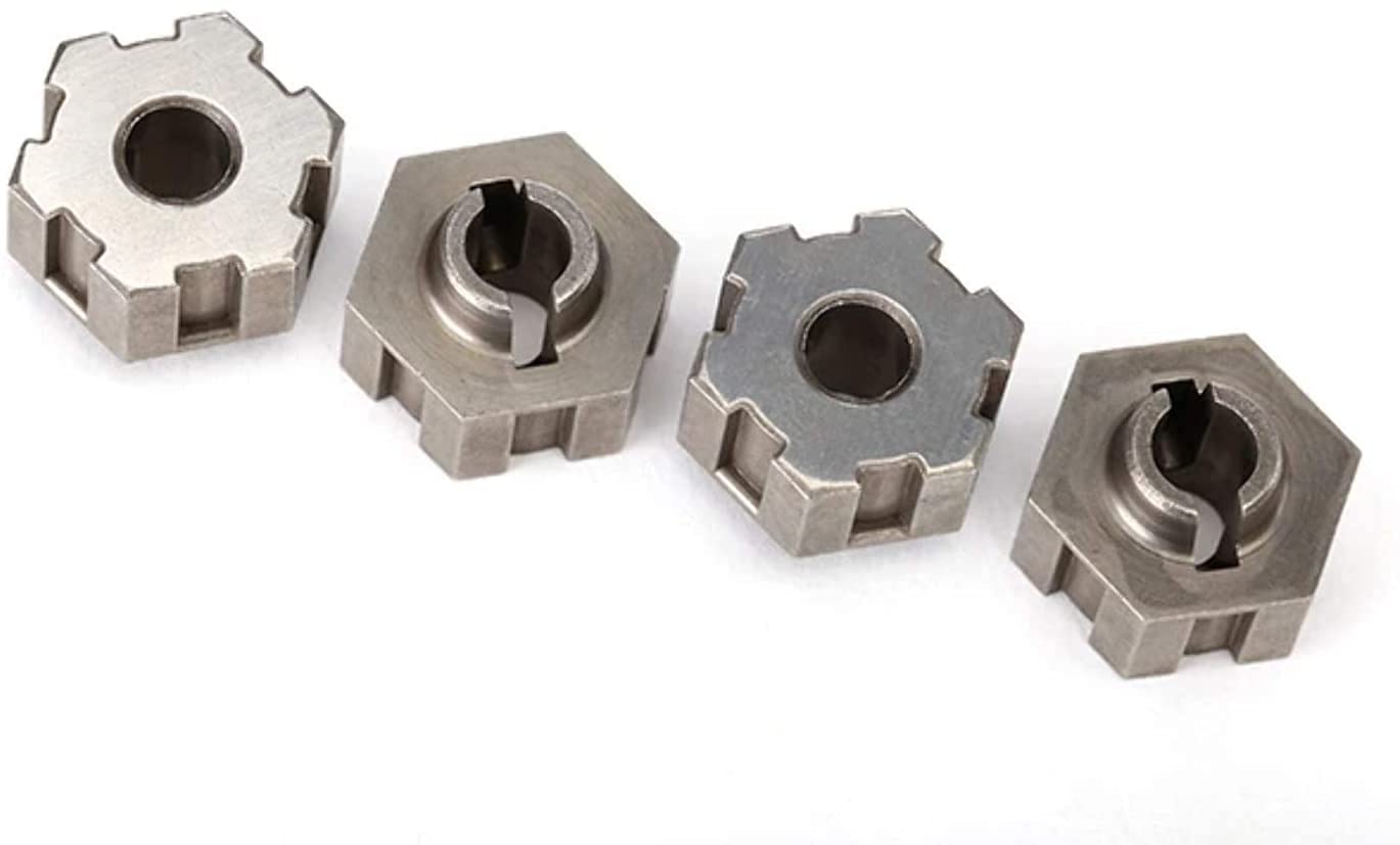 TRAXXAS Unlimited Desert Racer Splined Wheel Hex RC Parts, Black, 17 mm, 8568