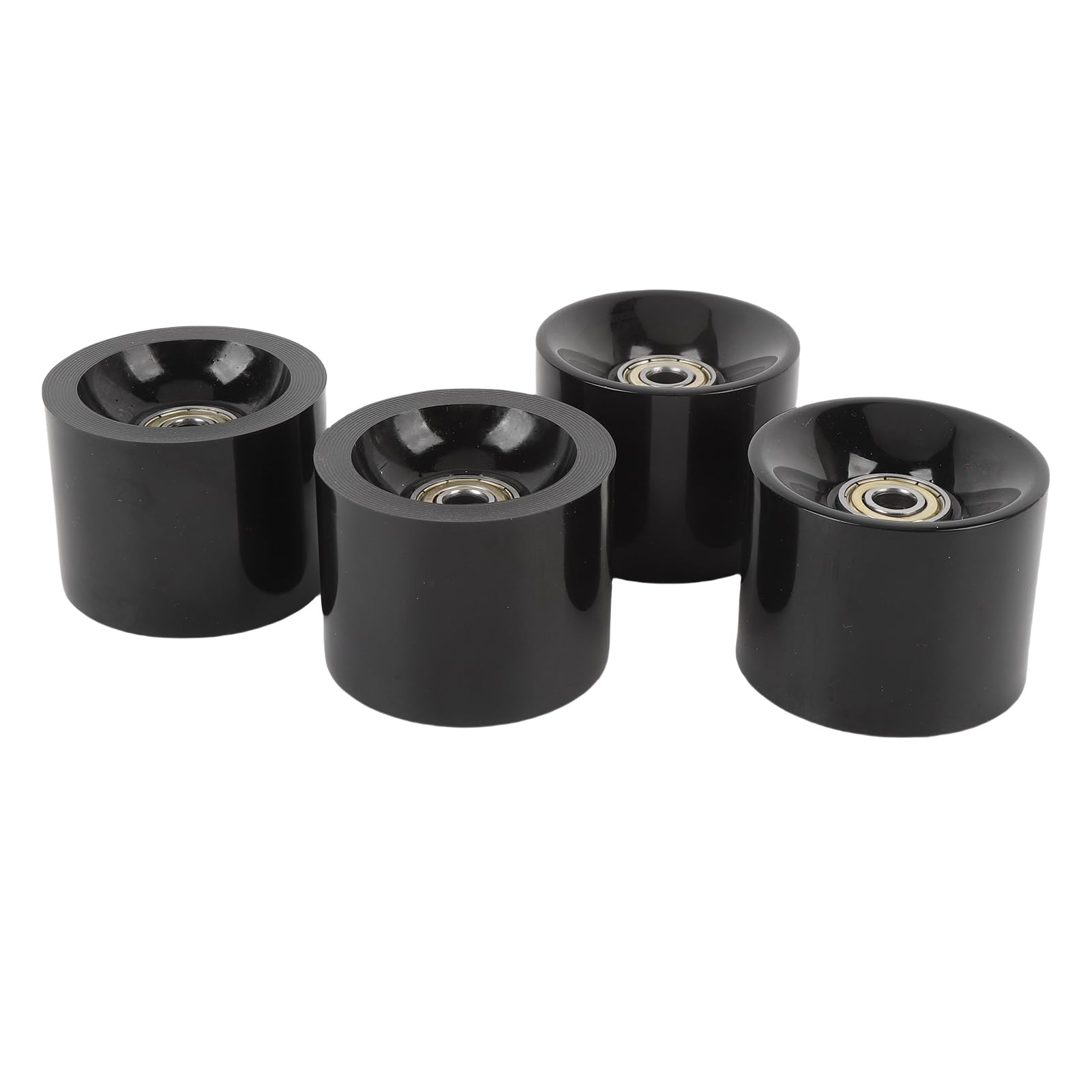 Alomejor Roues de, Roues à roulettes Souples en Matériau PU, Diamètre de 60 Mm pour Une Croisière Fluide dans Les Rues de la Ville