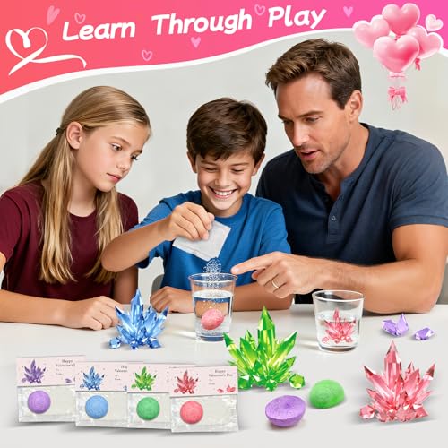 image for Tymokcall 24 Pack Valentines Day Gifts Science Experiment Kit Planting