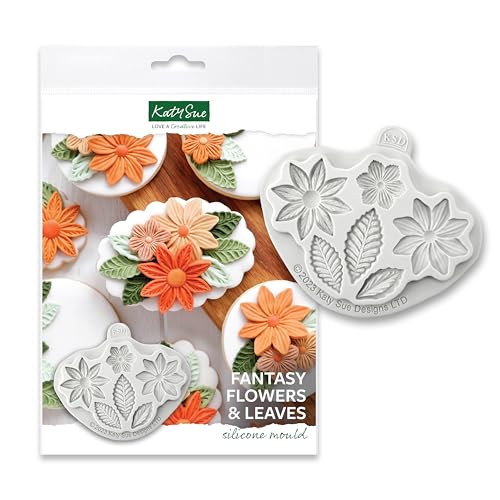 Moule en silicone Katy Sue fleurs d'une précision remarquable pour cake design - 3