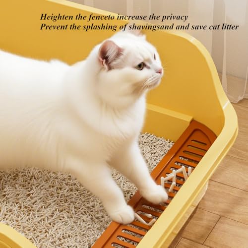 Arenero Extra Grande para Gatos con Laterales Altos y Entrada Baja miniatura 4