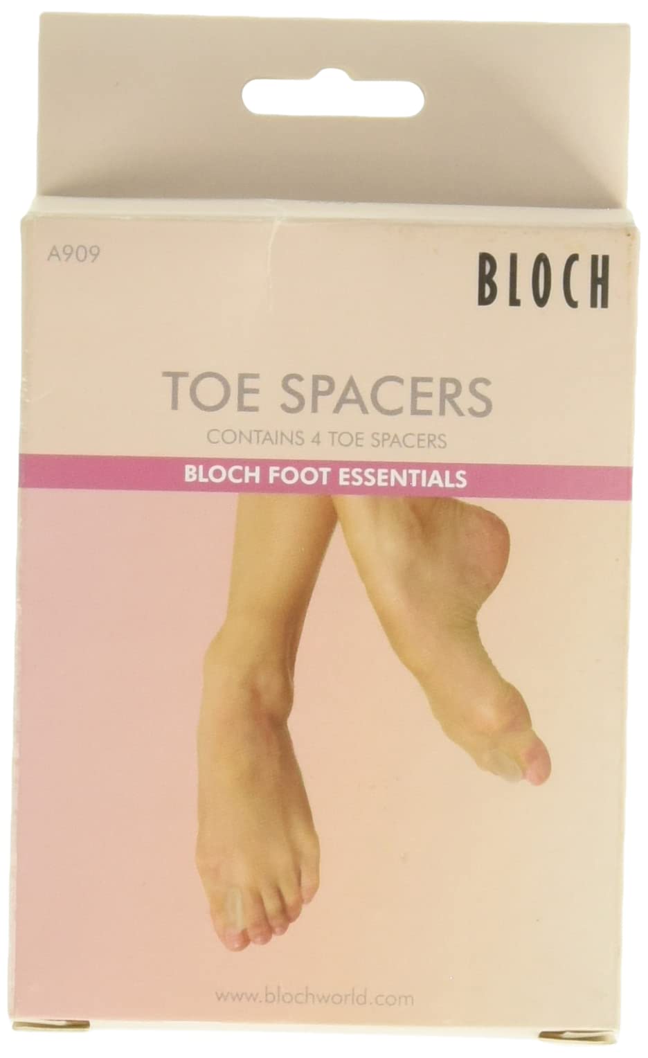 BLOCHDance Ballet/Pointe Shoe Toe Spacers Clear, One Size