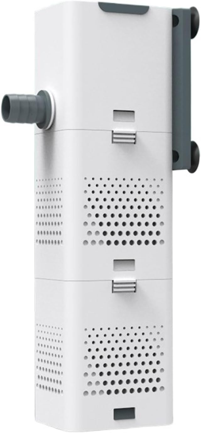 Pump White Little Pump Internal Filter Tee-in-One Low Noise Filter Fi Tank Aquarium Oxyger(Xqp1000f+500g Hollow Ball)