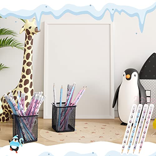 Set de 48 lápices perfumados con diseño de pingüino miniatura 5
