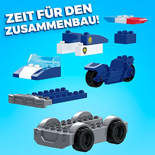 MEGA GYJ00 Bloks Paw Patrol Polizei Bauset mit 31 Bausteine, Spielset für Kinder ab 3 Jahren – Bild 4