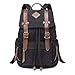 Produktbild BeautyWill Damen & Herren Vintage Canvas Rucksack Wanderrucksack Reiserucksack Laptoprucksack Camping-Rucksack Schulrucksack Unisex-Rucksack für Freizeit und Outdoor-Sport