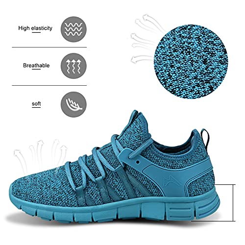 Image of INZCOU Running Shoes Lightweight Tennis Shoes Non Slip Gym Workout Shoes Breathable Mesh Walking Sneakers