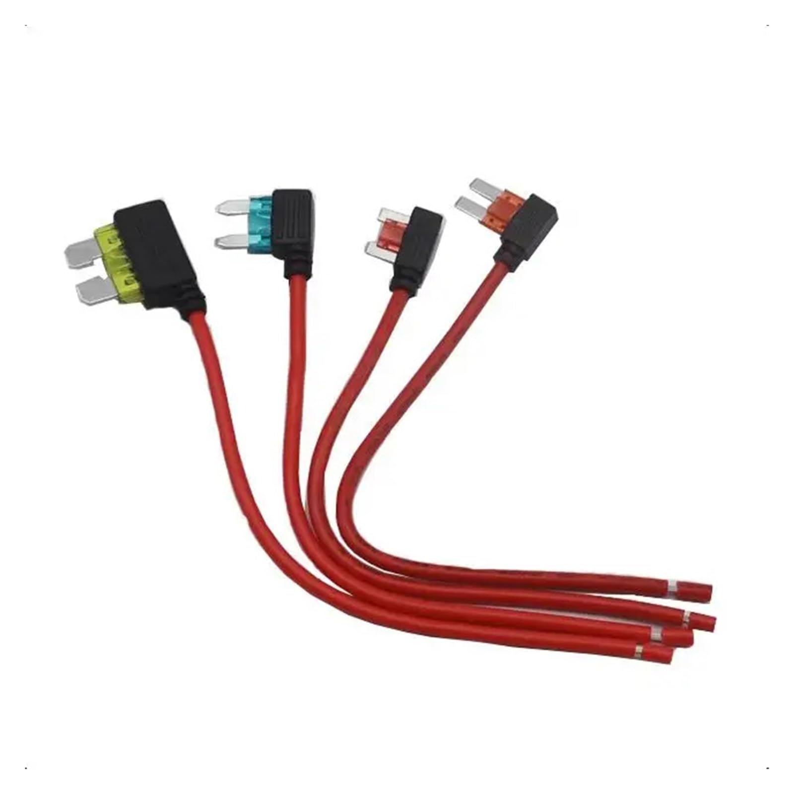 VNJUGF 【5-1PCS】 Micro Standard Car Fuse Holder 16AWG Add-a-Circuit TAP Adapter ATM APM Blade Fuse Extension Cord 5A 10A 15A 20A wanglan(Mini,3PCS_15A)