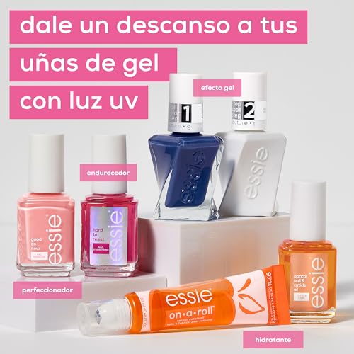 essie Nail Care Hard To Resist Nail Strengthener: Pink Tint, Glow & Shine 13.5ml - Image 6