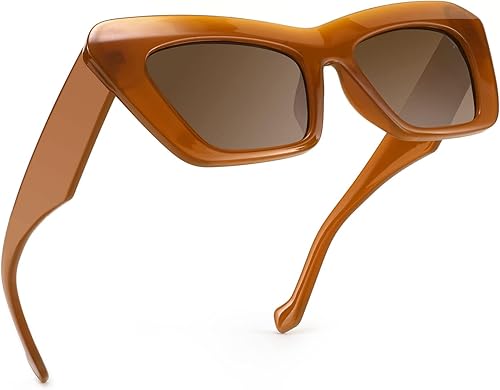 Miniatura 4 de Karsaer Vision - Lentes de sol retro vintage Cateye para mujer, montura cuadrada, lentes de sol de los años 90, lentes de sol clásicos de los años 70