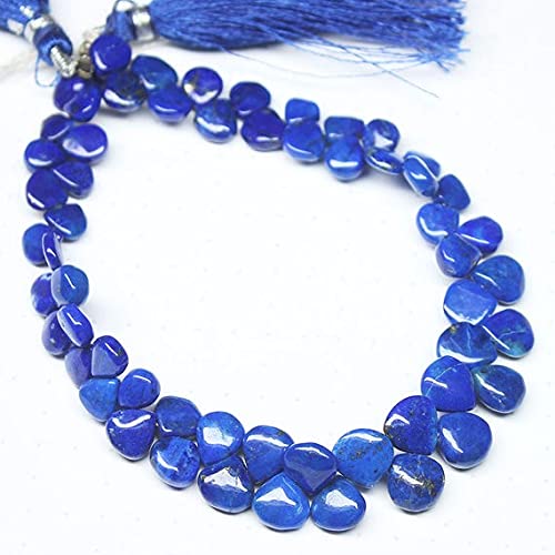 Perles lapis-lazuli cœur bleu pour personnaliser vos ateliers bijoux et cadeaux faits main