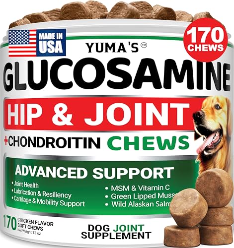 YUMA'S Glucosamine for Dogs - Hip and Joint Supplement for