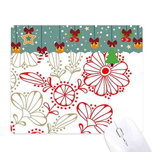 Tapis de souris fleurs rouges caoutchouc pour éviter la fatigue du poignet