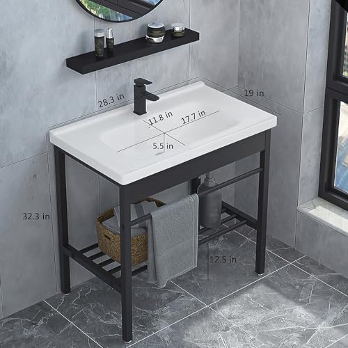 Ggw FREE STANDING BATHROOM CONSOLE SINK Freestanding Bathroom Console Sink thumb #4