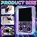R36MAX Retro Handheld Spielkonsole, 4-Zoll-IPS Retro Konsole, Tragbare Game Console 128 GB Speicher, 22.000 Spiele & 30 Gängige Emulatoren, Linux-System, 4000 MAH Akku, Mini-Arcade (Lila)