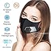 Produktbild Elektro-Aktivkohlefilter, Wiederverwendbarer Breath Pollution Reiniger, 5-Schicht-Filter Schutz, Smart Mouth Cover, Arbeiten Zeit 4-6 Stunden, Mit 10 Filterelementen