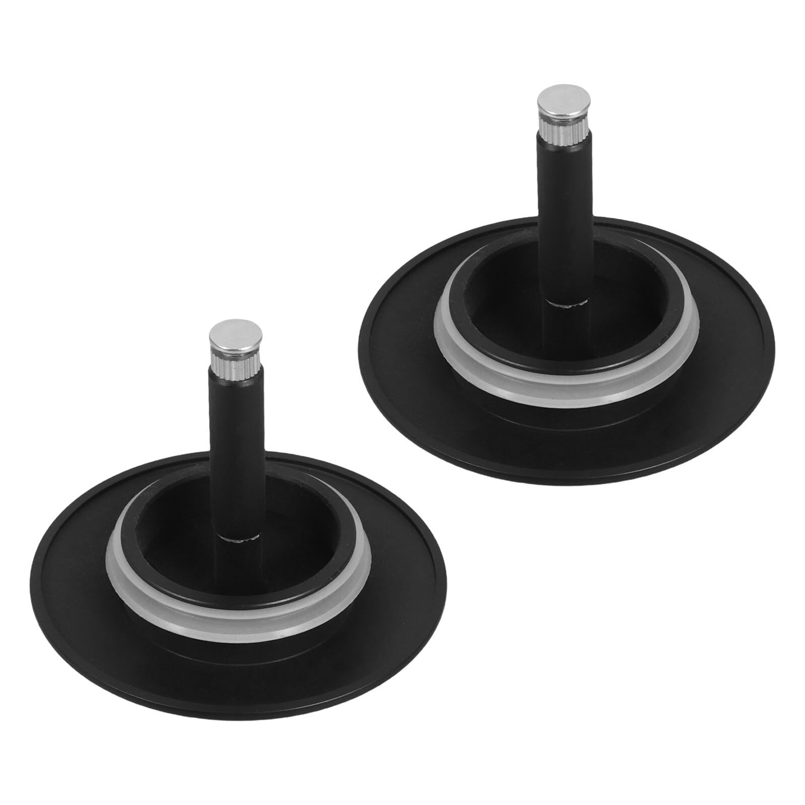 Attrape-cheveux douche pour une salle de bain propre, couvercle rond noir étanche