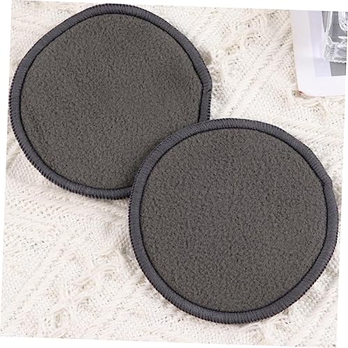 Angoily 5 Conjuntos De Almofada Removedora De Maquiagem De Fibra De Bambu Lavável Maquiagem Puff Men