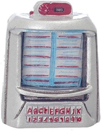 Dollhouse Miniature 1950's Table Jukebox