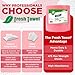 Fresh Towel FT80R Heavy Duty Wipes, Red, 11.8