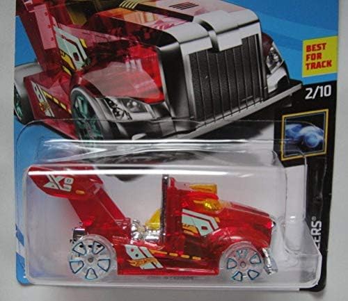 Hot Wheels X-RAYCERS 2/10, RED RIG Storm 331/365 50TH Anniversary Card