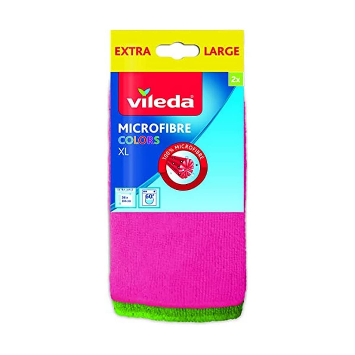 vileda Panni multiuso in microfibra Colors XL, 4 pz Acquisti online