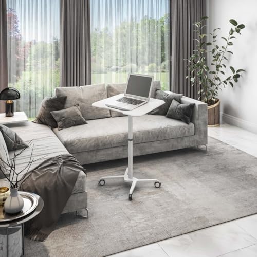 Soporte móvil para laptop Hassyee ajustable en altura y ángulo