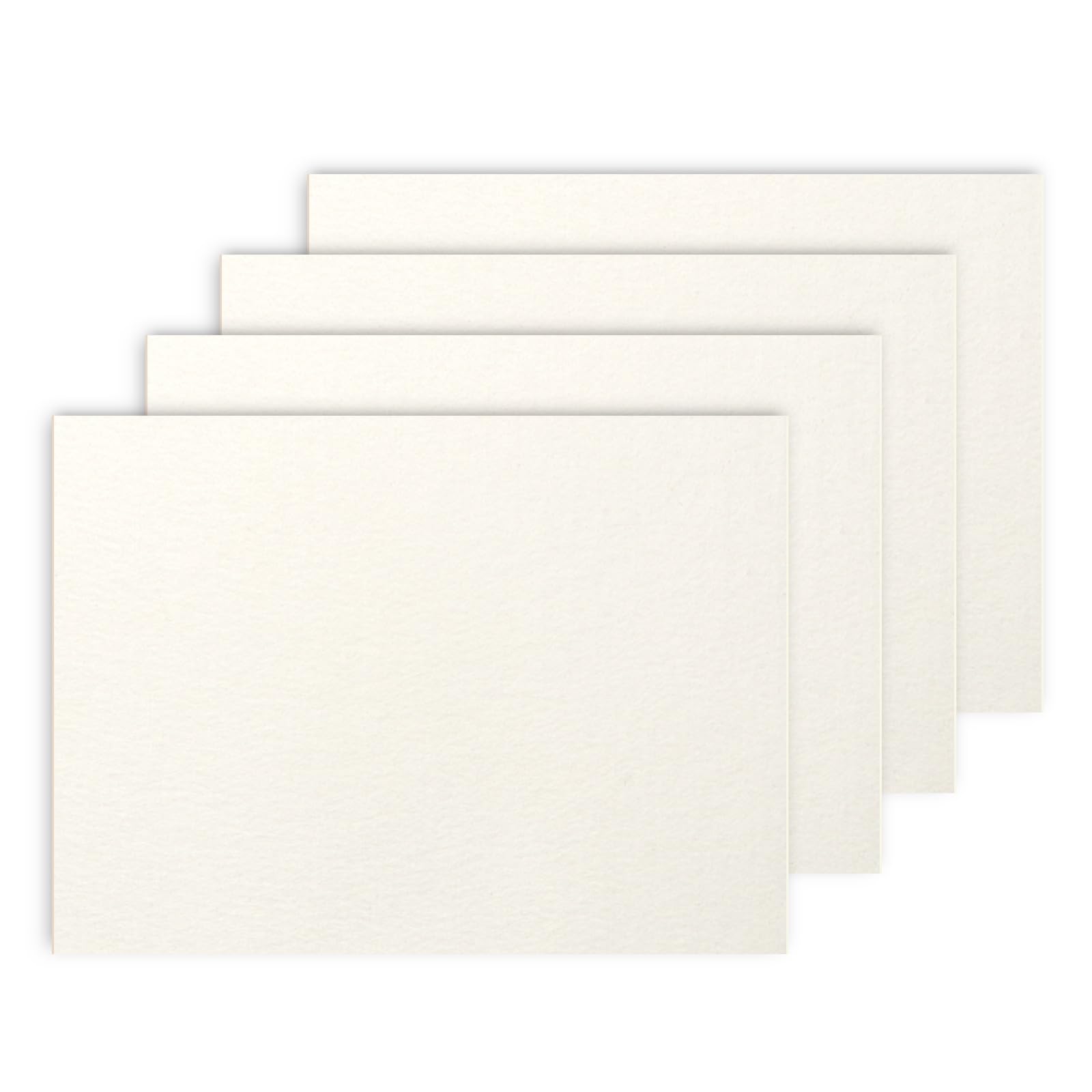 Magosis White Felt Pads For Furniture Feet, 5Mm Thick Heavy Duty Self Adhesive Felt Sheets, 20×16Cm Cut-To-Size Floor Protectors, Chair Leg Protectors For Hardwood, Laminate & Tile Floors, 4 Pack