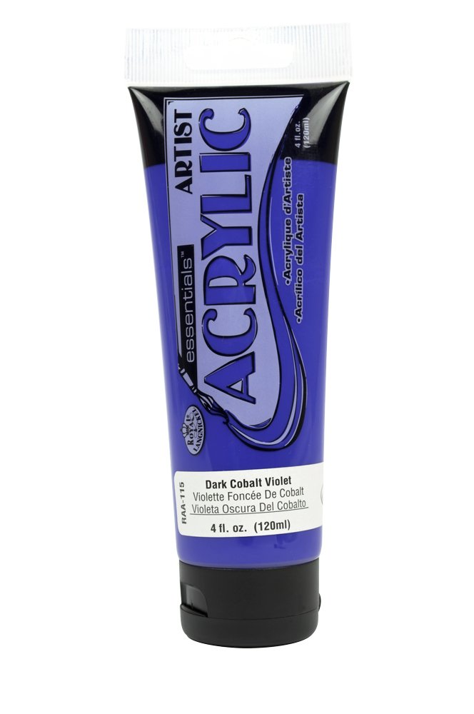 Royal & Langnickel Essentials 4 Oz Acrylic Paint Color: Dark Cobalt Violet
