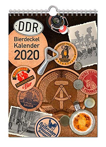 Preisvergleich Produktbild Bierdeckelkalender DDR 2020: Historische Bierdeckel aus der DDR (Bierdeckel- und Bieretikettenkalender / DDR / BRD)