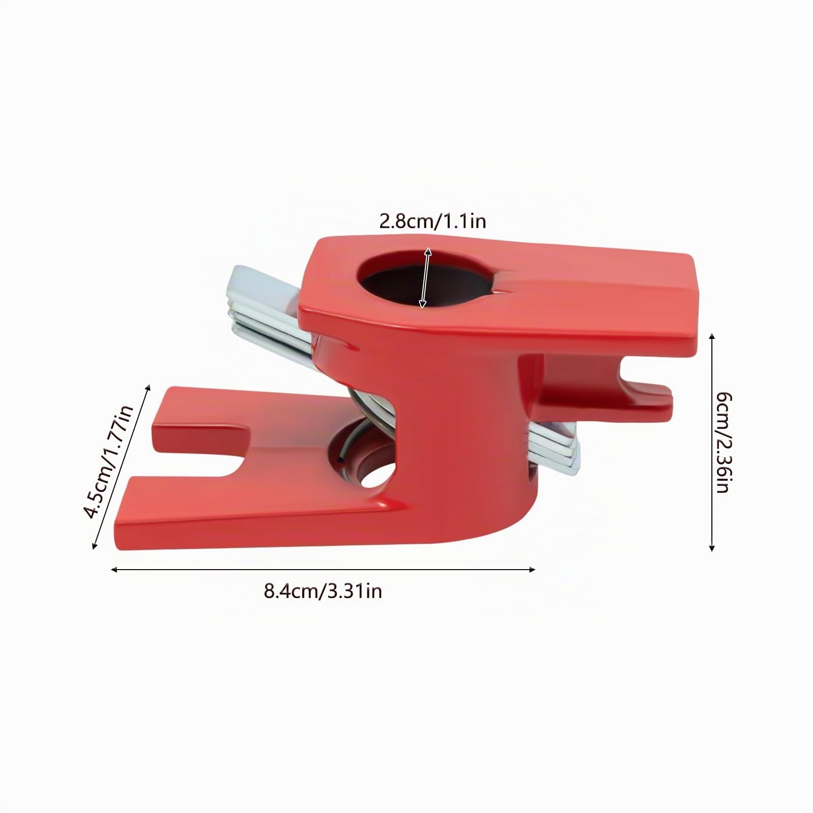 4 Stück Rohr-Schraubzwinge, 3/4 Zoll Holzklemmensatz 4 Set, Temperguss-Set für Holzbearbeitung & Schlauchbefestigung, Robuster Temperguss Universell Korpuszwinge für Rohre/Kabel/Türmontage