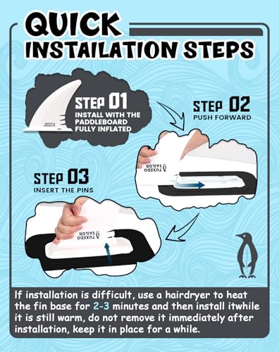 Image of Tuxedo Sailor 10'6 inchx33 inchx6 inch Inflatable Stand Up Paddle Board with Premium SUP Accessories,Paddle Boards for Adults & Youth of All Skill Levels