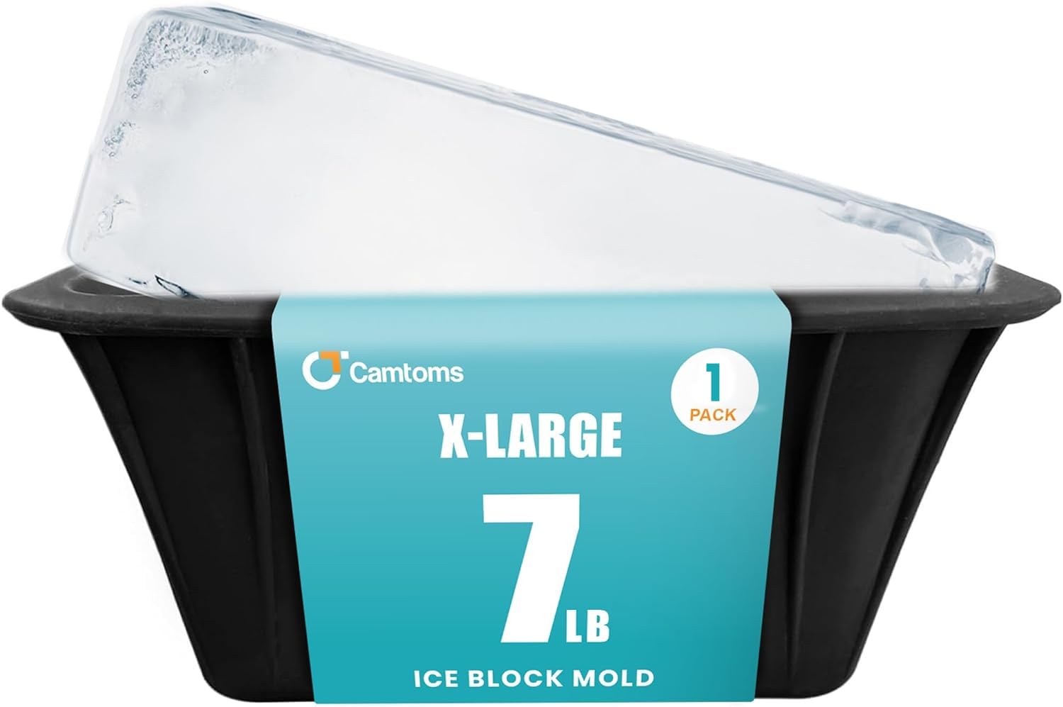 7lb Large Ice Block Mold for Ice Bath, Extra Large Ice Bricks, Cold Plunge Chiller, Water Chiller for Ice Bath, Large Silicone Ice Mold, Ice Bath Chiller